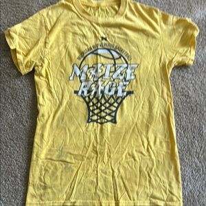 Yellow Basketball Graphic T-Shirt
